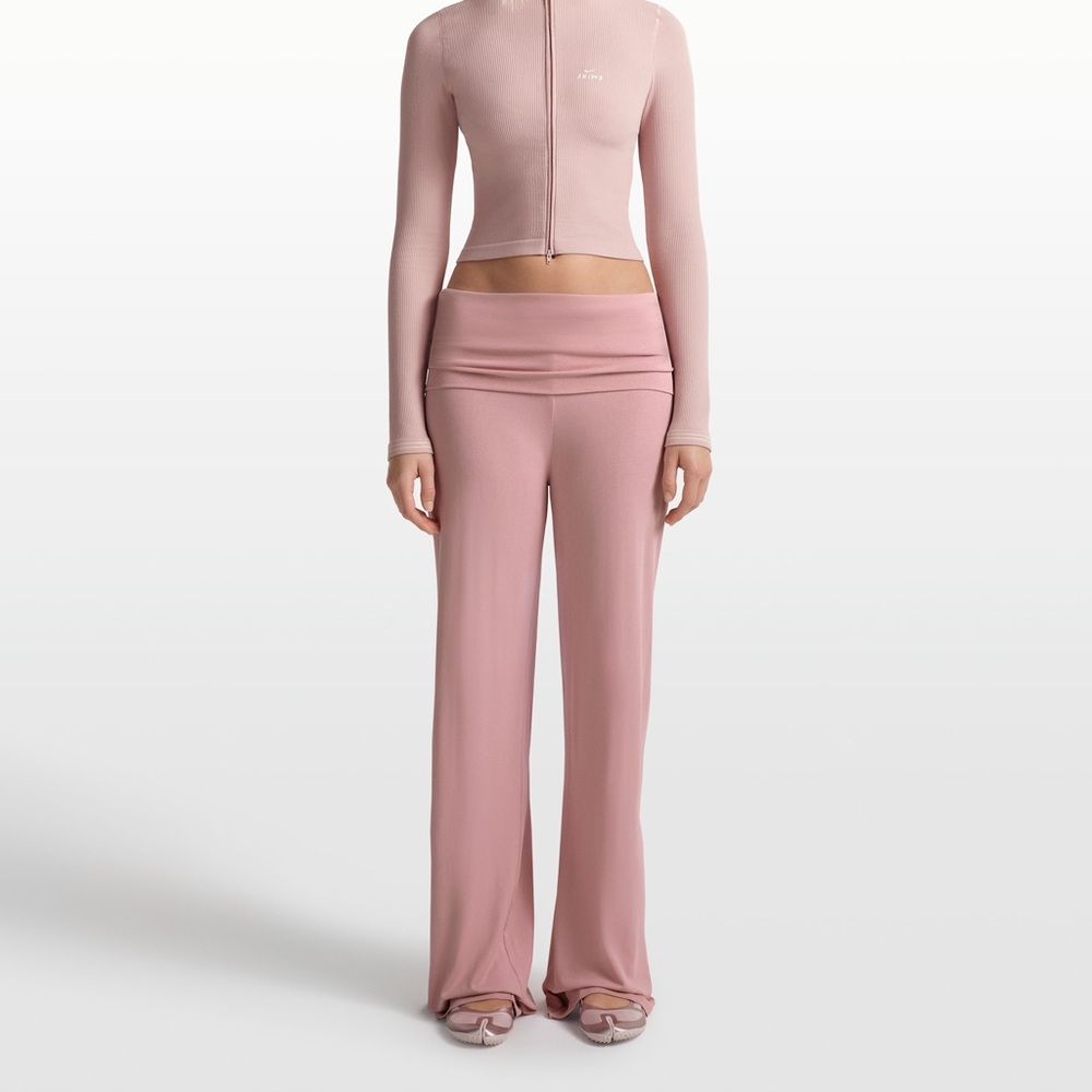 NikeSKIMS Stretch Knit Wide Leg Pants - Himalayan